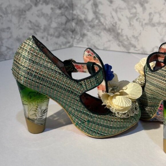 Irregular Choice Lucite Heel Shoes – Women’s Size 5.5 – Unique Statement Heels - Picture 6 of 7